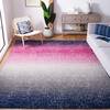 image:imageSAFAVIEH Area Rug 8x10  Madison Collection  Large  Fuchsia amp Navy Boho Chic Stripe Design NonShedding amp Easy Cleaning Ideal for Living Room Bedroom Office Dining Space MAD601MFuchsiaNavy