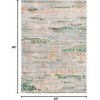 image:imageSAFAVIEH Area Rug 8x10  Madison Collection  Large  Green amp Blue Boho Abstract Distressed Design NonShedding amp Easy Cleaning Ideal for Living Room Bedroom Office Dining Space MAD419YGreenBlue