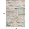 image:imageSAFAVIEH Area Rug 8x10  Madison Collection  Large  Green amp Blue Boho Abstract Distressed Design NonShedding amp Easy Cleaning Ideal for Living Room Bedroom Office Dining Space MAD419YGreenBlue