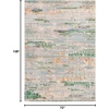 image:imageSAFAVIEH Area Rug 8x10  Madison Collection  Large  Green amp Blue Boho Abstract Distressed Design NonShedding amp Easy Cleaning Ideal for Living Room Bedroom Office Dining Space MAD419YGreenBlue
