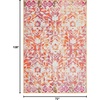 image:imageSAFAVIEH Area Rug 8x10  Madison Collection  Large  Green amp Ivory Boho Distressed Design NonShedding amp Easy Cleaning Ideal for Living Room Bedroom Office Dining Space MAD444YOrangeIvory