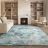 image:imageSAFAVIEH Area Rug 8x10  Madison Collection  Large  Ivory amp Blue Boho Chic Medallion Design NonShedding amp Easy Cleaning Ideal for Living Room Bedroom Office Dining Space MAD152MIvoryBlue