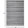 image:imageSAFAVIEH Area Rug 8x10  Madison Collection  Large  Ivory amp Fuchsia Moroccan Boho Distressed Design NonShedding amp Easy Cleaning Ideal for Living Room Bedroom Office Dining Space MAD798ACharcoalIvory
