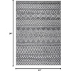 image:imageSAFAVIEH Area Rug 8x10  Madison Collection  Large  Ivory amp Fuchsia Moroccan Boho Distressed Design NonShedding amp Easy Cleaning Ideal for Living Room Bedroom Office Dining Space MAD798ACharcoalIvory