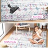 image:imageSAFAVIEH Area Rug 8x10  Madison Collection  Large  Ivory amp Fuchsia Moroccan Boho Distressed Design NonShedding amp Easy Cleaning Ideal for Living Room Bedroom Office Dining Space MAD798AGreyPurple
