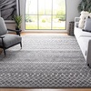 image:imageSAFAVIEH Area Rug 8x10  Madison Collection  Large  Ivory amp Fuchsia Moroccan Boho Distressed Design NonShedding amp Easy Cleaning Ideal for Living Room Bedroom Office Dining Space MAD798ACharcoalIvory