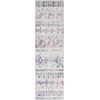 image:imageSAFAVIEH Area Rug 8x10  Madison Collection  Large  Ivory amp Fuchsia Moroccan Boho Distressed Design NonShedding amp Easy Cleaning Ideal for Living Room Bedroom Office Dining Space MAD798AGreyPurple