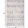 image:imageSAFAVIEH Area Rug 8x10  Madison Collection  Large  Ivory amp Fuchsia Moroccan Boho Distressed Design NonShedding amp Easy Cleaning Ideal for Living Room Bedroom Office Dining Space MAD798AGreyGold