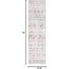 image:imageSAFAVIEH Area Rug 8x10  Madison Collection  Large  Ivory amp Fuchsia Moroccan Boho Distressed Design NonShedding amp Easy Cleaning Ideal for Living Room Bedroom Office Dining Space MAD798AGreyGold