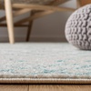 image:imageSAFAVIEH Area Rug 8x10  Madison Collection  Large  Ivory amp Fuchsia Moroccan Boho Distressed Design NonShedding amp Easy Cleaning Ideal for Living Room Bedroom Office Dining Space MAD798AIvoryAqua