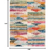 image:imageSAFAVIEH Area Rug 8x10  Madison Collection  Large  Ivory amp Multi Boho Abstract Distressed Design NonShedding amp Easy Cleaning Ideal for Living Room Bedroom Office Dining Space MAD417CIvoryMulti