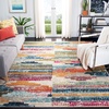 image:imageSAFAVIEH Area Rug 8x10  Madison Collection  Large  Ivory amp Multi Boho Abstract Distressed Design NonShedding amp Easy Cleaning Ideal for Living Room Bedroom Office Dining Space MAD417CIvoryMulti