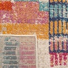 image:imageSAFAVIEH Area Rug 8x10  Madison Collection  Large  Ivory amp Multi Boho Abstract Distressed Design NonShedding amp Easy Cleaning Ideal for Living Room Bedroom Office Dining Space MAD417CIvoryMulti