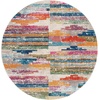 image:imageSAFAVIEH Area Rug 8x10  Madison Collection  Large  Ivory amp Multi Boho Abstract Distressed Design NonShedding amp Easy Cleaning Ideal for Living Room Bedroom Office Dining Space MAD417CIvoryMulti