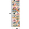 image:imageSAFAVIEH Area Rug 8x10  Madison Collection  Large  Ivory amp Multi Boho Abstract Distressed Design NonShedding amp Easy Cleaning Ideal for Living Room Bedroom Office Dining Space MAD417CIvoryMulti