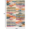 image:imageSAFAVIEH Area Rug 8x10  Madison Collection  Large  Ivory amp Multi Boho Abstract Distressed Design NonShedding amp Easy Cleaning Ideal for Living Room Bedroom Office Dining Space MAD417CIvoryMulti