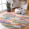 image:imageSAFAVIEH Area Rug 8x10  Madison Collection  Large  Ivory amp Multi Boho Abstract Distressed Design NonShedding amp Easy Cleaning Ideal for Living Room Bedroom Office Dining Space MAD417CIvoryMulti