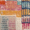 image:imageSAFAVIEH Area Rug 8x10  Madison Collection  Large  Ivory amp Multi Boho Abstract Distressed Design NonShedding amp Easy Cleaning Ideal for Living Room Bedroom Office Dining Space MAD417CIvoryMulti