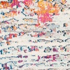 image:imageSAFAVIEH Area Rug 8x10  Madison Collection  Large  Light Blue amp Orange Modern Abstract Design NonShedding amp Easy Cleaning Ideal for Living Room Bedroom Office Dining Space MAD454B