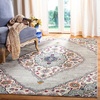 image:imageSAFAVIEH Area Rug 8x10  Madison Collection  Large  Light Grey amp Fuchsia Boho Chic Medallion Design NonShedding amp Easy Cleaning Ideal for Living Room Bedroom Office Dining Space MAD153RLight GreyFuchsia