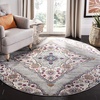 image:imageSAFAVIEH Area Rug 8x10  Madison Collection  Large  Light Grey amp Fuchsia Boho Chic Medallion Design NonShedding amp Easy Cleaning Ideal for Living Room Bedroom Office Dining Space MAD153RLight GreyFuchsia