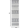 image:imageSAFAVIEH Area Rug 8x10  Madison Collection  Large  Navy amp Ivory Boho Chic Design NonShedding amp Easy Cleaning Ideal for Living Room Bedroom Office Dining Space MAD797NCharcoalGrey