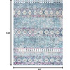 image:imageSAFAVIEH Area Rug 8x10  Madison Collection  Large  Navy amp Ivory Boho Chic Design NonShedding amp Easy Cleaning Ideal for Living Room Bedroom Office Dining Space MAD797NDenim BluePurple