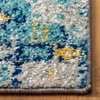 image:imageSAFAVIEH Area Rug 8x10  Madison Collection  Large  Navy amp Ivory Boho Chic Design NonShedding amp Easy Cleaning Ideal for Living Room Bedroom Office Dining Space MAD797NGreyTurquoise