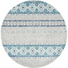 image:imageSAFAVIEH Area Rug 8x10  Madison Collection  Large  Navy amp Ivory Boho Chic Design NonShedding amp Easy Cleaning Ideal for Living Room Bedroom Office Dining Space MAD797NGreyTurquoise