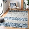 image:imageSAFAVIEH Area Rug 8x10  Madison Collection  Large  Navy amp Ivory Boho Chic Design NonShedding amp Easy Cleaning Ideal for Living Room Bedroom Office Dining Space MAD797NSilverNavy