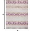 image:imageSAFAVIEH Area Rug 8x10  Madison Collection  Large  Navy amp Ivory Boho Chic Design NonShedding amp Easy Cleaning Ideal for Living Room Bedroom Office Dining Space MAD797NGreyIvory