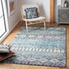 image:imageSAFAVIEH Area Rug 8x10  Madison Collection  Large  Navy amp Ivory Boho Chic Design NonShedding amp Easy Cleaning Ideal for Living Room Bedroom Office Dining Space MAD797NDenim BluePurple