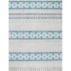 image:imageSAFAVIEH Area Rug 8x10  Madison Collection  Large  Navy amp Ivory Boho Chic Design NonShedding amp Easy Cleaning Ideal for Living Room Bedroom Office Dining Space MAD797NGreyTurquoise
