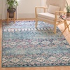 image:imageSAFAVIEH Area Rug 8x10  Madison Collection  Large  Navy amp Ivory Boho Chic Design NonShedding amp Easy Cleaning Ideal for Living Room Bedroom Office Dining Space MAD797NDenim BluePurple
