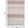 image:imageSAFAVIEH Area Rug 8x10  Madison Collection  Large  Navy amp Ivory Boho Chic Design NonShedding amp Easy Cleaning Ideal for Living Room Bedroom Office Dining Space MAD797NGreyIvory