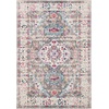 image:imageSAFAVIEH Area Rug 8x10  Madison Collection  Large  Taupe amp Ivory Boho Chic Medallion Distressed Design NonShedding amp Easy Cleaning Ideal for Living Room Bedroom Office Dining Space MAD468ETaupeIvory