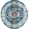 image:imageSAFAVIEH Area Rug 8x10  Madison Collection  Large  Taupe amp Ivory Boho Chic Medallion Distressed Design NonShedding amp Easy Cleaning Ideal for Living Room Bedroom Office Dining Space MAD468EDark BlueLight Blue