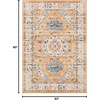 image:imageSAFAVIEH Area Rug 8x10  Madison Collection  Large  Taupe amp Ivory Boho Chic Medallion Distressed Design NonShedding amp Easy Cleaning Ideal for Living Room Bedroom Office Dining Space MAD468EOrangeIvory