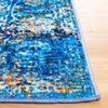 image:imageSAFAVIEH Bahia Collection Area Rug  55 x 77 Blue amp Gold Boho Overdyed Design NonShedding amp Easy Care Machine Washable Ideal for High Traffic Areas in Living Room Bedroom BAH168MBlueGold