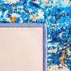 image:imageSAFAVIEH Bahia Collection Area Rug  55 x 77 Blue amp Gold Boho Overdyed Design NonShedding amp Easy Care Machine Washable Ideal for High Traffic Areas in Living Room Bedroom BAH168MBlueGold