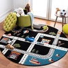 image:imageSAFAVIEH Carousel Kids Collection 4 x 6 Green  Ivory CRK192Y Neighborhood Nursery Playroom Area RugBlackIvory