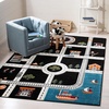 image:imageSAFAVIEH Carousel Kids Collection 4 x 6 Green  Ivory CRK192Y Neighborhood Nursery Playroom Area RugBlackIvory