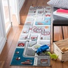 image:imageSAFAVIEH Carousel Kids Collection 4 x 6 Green  Ivory CRK192Y Neighborhood Nursery Playroom Area RugGreyIvory