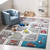 image:imageSAFAVIEH Carousel Kids Collection 4 x 6 Green  Ivory CRK192Y Neighborhood Nursery Playroom Area RugGreyIvory