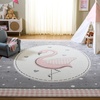 image:imageSAFAVIEH Carousel Kids Collection Accent Rug  33 x 53 Pink amp Ivory NonShedding amp Easy Care Ideal for High Traffic Areas for Boys amp Girls in Playroom Nursery Bedroom CRK154PPinkIvory