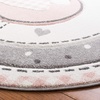 image:imageSAFAVIEH Carousel Kids Collection Accent Rug  33 x 53 Pink amp Ivory NonShedding amp Easy Care Ideal for High Traffic Areas for Boys amp Girls in Playroom Nursery Bedroom CRK154PPinkIvory
