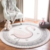 image:imageSAFAVIEH Carousel Kids Collection Accent Rug  33 x 53 Pink amp Ivory NonShedding amp Easy Care Ideal for High Traffic Areas for Boys amp Girls in Playroom Nursery Bedroom CRK154PPinkIvory