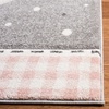 image:imageSAFAVIEH Carousel Kids Collection Accent Rug  33 x 53 Pink amp Ivory NonShedding amp Easy Care Ideal for High Traffic Areas for Boys amp Girls in Playroom Nursery Bedroom CRK154PPinkIvory