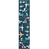image:imageSAFAVIEH Carousel Kids Collection Accent Rug  4 x 6 Ivory amp Blue NonShedding amp Easy Care Ideal for High Traffic Areas for Boys amp Girls in Playroom Nursery Bedroom CRK167ANavyIvory