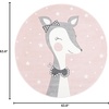 image:imageSAFAVIEH Carousel Kids Collection Accent Rug  4 x 6 Pink amp Ivory Doe Design NonShedding amp Easy Care Ideal for High Traffic Areas for Boys amp Girls in Playroom Nursery Bedroom CRK191PPinkIvory